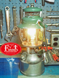 プロ整備品！燃焼絶好調！メッキタンクと鋳造エアチャンバーが美しい 1949年製5月　コールマン242C( 200A の前身) 安心の永年保証付きm98