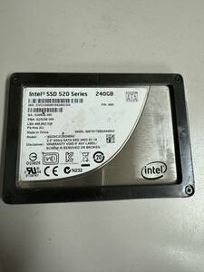 intel SSD 520 Series MLC 2.5inch 240GB SSDSC2CW240A3 SATA 動作品 使用時間5877h