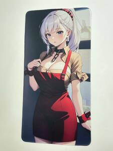 【1円スタート】プレイマット　制服 美少女 コスプレ 女子学生 ビキニ 巨乳　同人　ベルファスト Azur Lane　ＤＡ111