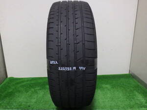 2722【中古タイヤ】トーヨー　プロクセス　R46 225/55R19 1本 引き取り取り付け 持ち込みタイヤ交換茨城