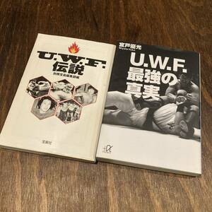 U.W.F.伝説 U.W.F.最強の真実 文庫本 セット プロレス 文庫 宮戸優光