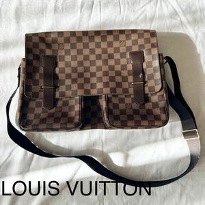 \\1円スタート！！// LOUIS VUITTON ルイ・ヴィトン ブロードウェイ ダミエ ショルダーバッグ N42270