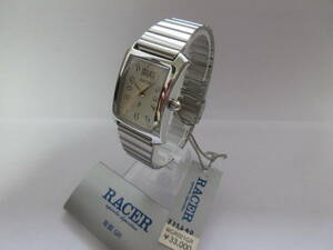 S【1-3】◎12【稼働品】時計店在庫品 ORIENT オリエント メンズクオーツ腕時計 RACER Vintage WGRO21GR 電池切れ デイト 
