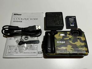 Nikon COOLPIX W300コンパクトデジタルカメラ 防水 防塵 耐寒 シャッター回数少なめ ニコン クールピクス デジタルカメラ