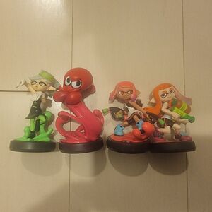 スプラトゥーン amiibo ネオンピンク ガール タコ ホタル アミーボ