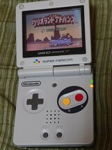 ゲームボーイアドバンスSP スーパーファミコン 仕様 本体 USB充電器 ワリオランド スーファミ_画像3