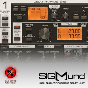 数量限定 正規品 D16 Group SIGMUND / Delay ディレイ プラグイン ダウンロード版 未使用 Mac/Win