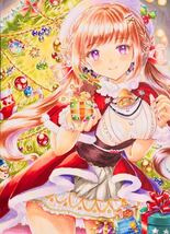 ★オリジナル手書きイラスト★「Merry Christmas〜プレゼントをあなたに〜」★B5サイズ_画像2