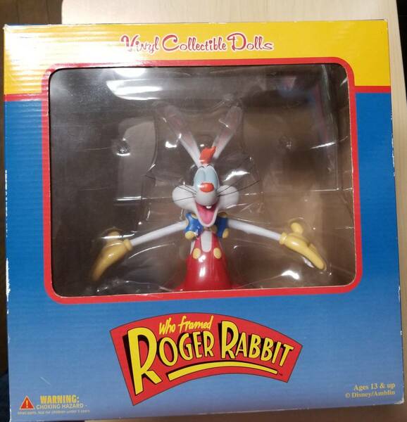 正規品 開封 未使用品 メディコムトイ VINYL COLLECTIBLE DOLLS ロジャーラビット フィギュア MEDICOM TOY VCD Who Framed Roger Rabbit