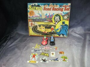 当時物 BATMAN road racing set バットマン スロットカー バットマンカー ブリキ ソフビ