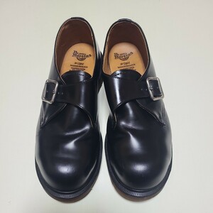 英国製 Drマーチン モンクストラップ UK9 ドクターマーチン Dr Martens スチール入り Made in England 