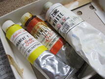 ●油絵具 まとめて●HOLBEIN ホルベイン BUMPODO 文房堂 ARTIST'S OIL COLOR 画材 青 緑 紫●ジャンク品_画像4