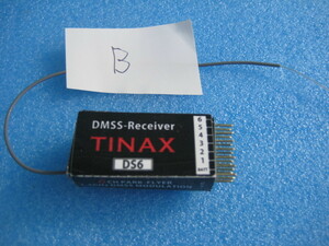 TINAX 2.4G受信機　DS6　6CH　JR DMSS対応　中古、B、、AO（N上）　