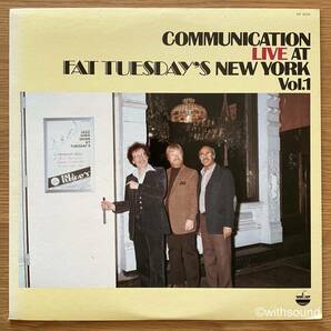 国内企画 COMMUNICATION Live At Fat Tuesday's New York Vol.1 国内オリジナル盤 LPの画像1