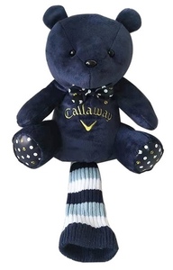 【限定品】 新品未使用　キャロウェイ CALLAWAY ベア BEAR ドライバー用カバー 可愛い子グマ　クマさん　ネイビー