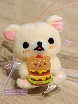 コリラックマ ピクニック ぬいぐるみ ストラップ ハンバーガー 新品 リラックマ_画像2