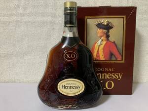 N16.2 1円〜 古酒 未開栓 Hennessy ヘネシー XO COGNAC 金キャップ クリアボトル ブランデー コニャック 40% 700ml 撮影の為開封