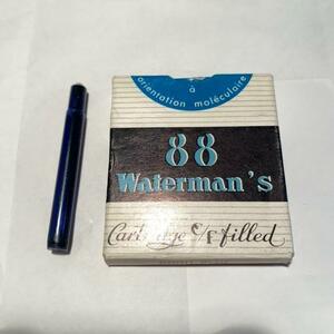 【廃番稀少品】■ ウォーターマン WATERMAN 万年筆 C/F D/G系 (CF) 専用カートリッジ 未開封品■即日発送 領収書可 送料63円-