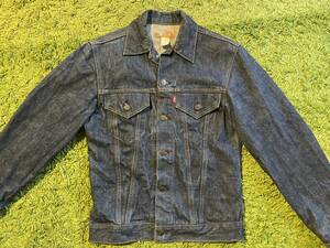 Levi's リーバイス / 71205 サイズ36 ワンウォッシュ 濃紺 ★中古美品★ 70505 ロングタイプ 細身 ロング丈 状態良好 36L 70年代 