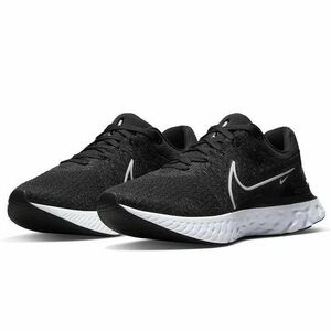 NIKE REACT INFINITY RUN FK 3 DH5392-001/26cm 柔らかく安定感のある滑らかな履き心地