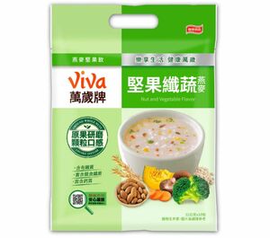 ViVa 万歳 穀物ドリンク（ナッツ・ミックス野菜）｜ViVa萬牌 燕麥堅果飲 堅果鮮蔬 320g（32gx10パック）
