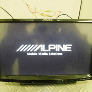 作動確認済み ALPINE ビッグX EX009V-AV SD DVD Bluetooth TV 地図2013年 ※操作パネル加工有り(反応少し悪い)の画像1