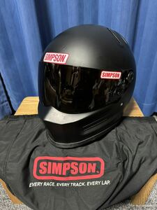 SIMPSON シンプソン BANDIT バンディット マットブラック 58cm スモークシールド