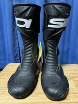 未使用に近い SIDI シディ PERFORMER パフォーマー レーシングブーツ ブラック×ブラック EU39 US6 JPN25.0cm_画像2