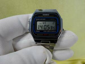 ②中古動作品 CASIO/カシオ デジタル腕時計 A164W 598 アラームクロノグラフ