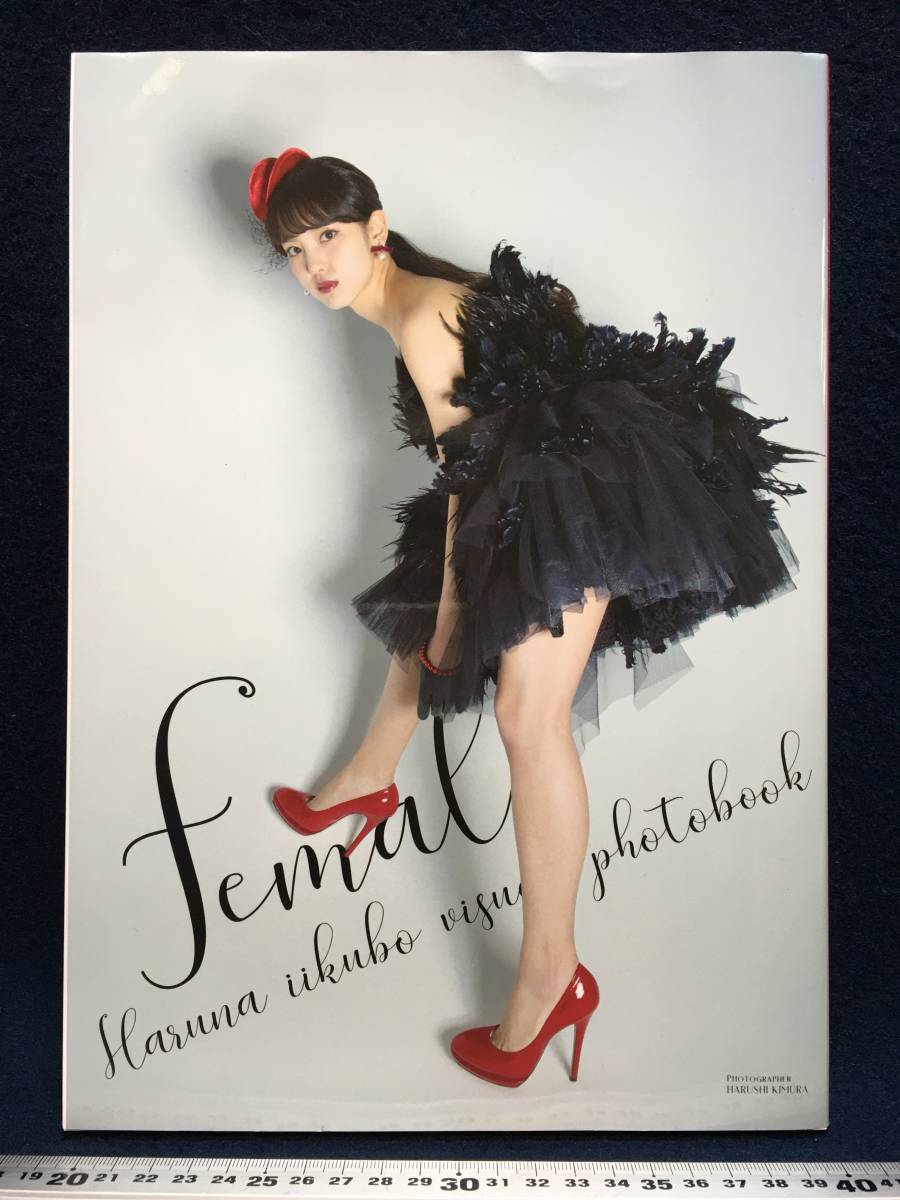 Autographed Haruna Iikubo Morning Musume 18 female Visual Photo Book Photo Book Used Book Haruna Iikubo Issued MAKING DVD Not for Sale Photo Included Rare Item, art, Entertainment, Photo album, Art Photography