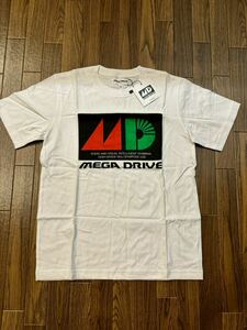 未使用 しまむら セガ公認 メガドライブTシャツ MD MEGA DRIVE SEGA 公式 レトロゲーム ファミコン ドリームキャスト セガサターン GENESIS