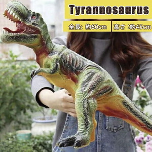 玩具 恐竜 ティラノサウルス 特大 60cm 置物 鳴く バースデー プレゼント おもちゃ 恐竜のおもちゃ 男の子 ど迫力 Birthday