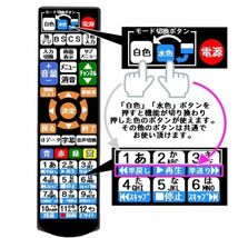 【代替リモコン125】防水カバー付 S.K JAPAN SQ-YRC1 互換 送料無料 (SQ-Y43H302 SQ-Y32H302 SQ-Y24H302用) エスケイジャパン_画像6