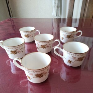 ノリタケ Noritake デミタスカップ　６個 Contemporary ビンテージ　未使用保管品