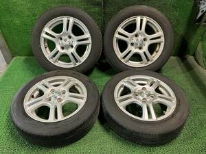 函館発☆最落なし!【トーヨー☆14インチセット】TOYO☆NANOENERGY3 155/65R14 2020年製 社外ホイール 14×4.5 PCD100 4穴 夏タイヤ付き