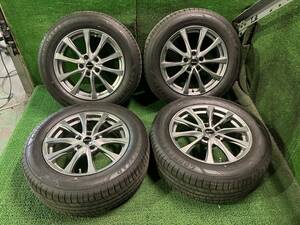 函館発☆最落なし!【グッドイヤー☆17インチセット】GOODYEAR☆EfficientGrip RVF02 225/60R17 2023年製 社外ホイール 17×7 夏タイヤ