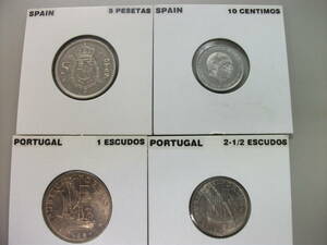 ポルトガル等硬貨8種
