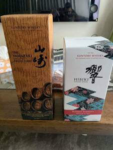 外商購入 2本セット SUNTORY 山崎 ミテッドエディション LIMITED EDITION 2023/響 ブロッサムハーモニー BLOSSOM HARMONY 2023 未開封 