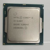 動作品　10枚セット　Intel CPU Core i3 6100T 3.20GHz SR2HE LGA1151 デスクトップ用 送料無料　_画像2