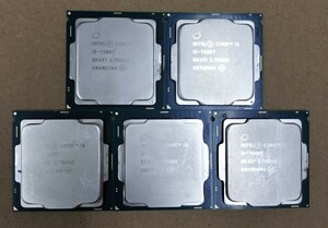 動作品　第7世代CPU 5個 Intel Core i5 7500T 2.70GHz 送料無料　