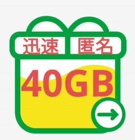  迅速・匿名 mineo パケットギフト 約40GB (9999MB×4)