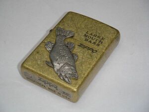 ★ジッポー/Zippo オイル ライター/LARGE MOUTH BASS/MADE IN USA/喫煙具/希少★