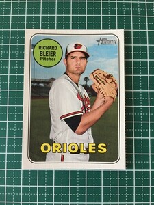 即決のみ！★TOPPS MLB 2018 HERITAGE HIGH NUMBER #554 リチャード・ブレイアー（RICHARD BLEIER）【ボルチモア・オリオールズ】18★