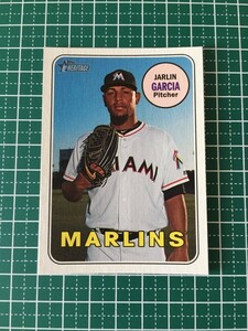 即決のみ！★TOPPS MLB 2018 HERITAGE HIGH NUMBER #608 ハーリン・ガルシア（JARLIN GARCIA）【マイアミ・マーリンズ】ベースカード 18★