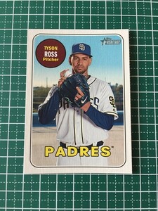 即決のみ！★TOPPS MLB 2018 HERITAGE HIGH NUMBER #645 タイソン・ロス（TYSON ROSS）【サンディエゴ・パドレス】ベースカード 18★