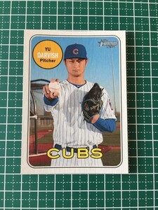 即決のみ！★TOPPS MLB 2018 HERITAGE HIGH NUMBER #707 ダルビッシュ有【シカゴ・カブス】ベースカード ショートプリント SP 18★