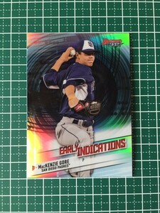 即決のみ！★TOPPS MLB 2018 BOWMAN'S BEST EI-14 ジーター・ダウンズ（MACKENZIE GORE）【サンディエゴ・パドレス】インサートカード 18★