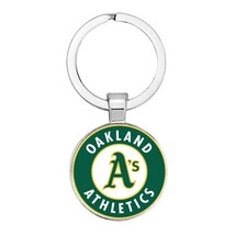 新品　MLB　オークランド・アスレチックス　野球　キーホルダー　キーリング　Oakland Athletics　グーリン_画像1