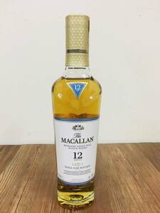 アルコールボトル MACALLAN 12 YEARS OLD TRIPLE CASK 未開栓 古酒 350ml-40%