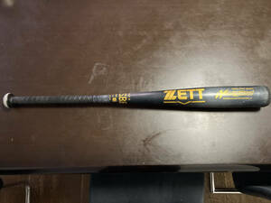 ZETT製　軟式用　金属　バット　WinningRoad　BAT35084　84cm　580g　中古